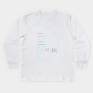 STEAM education with Golden Ratio Kids Long Sleeve T-Shirt